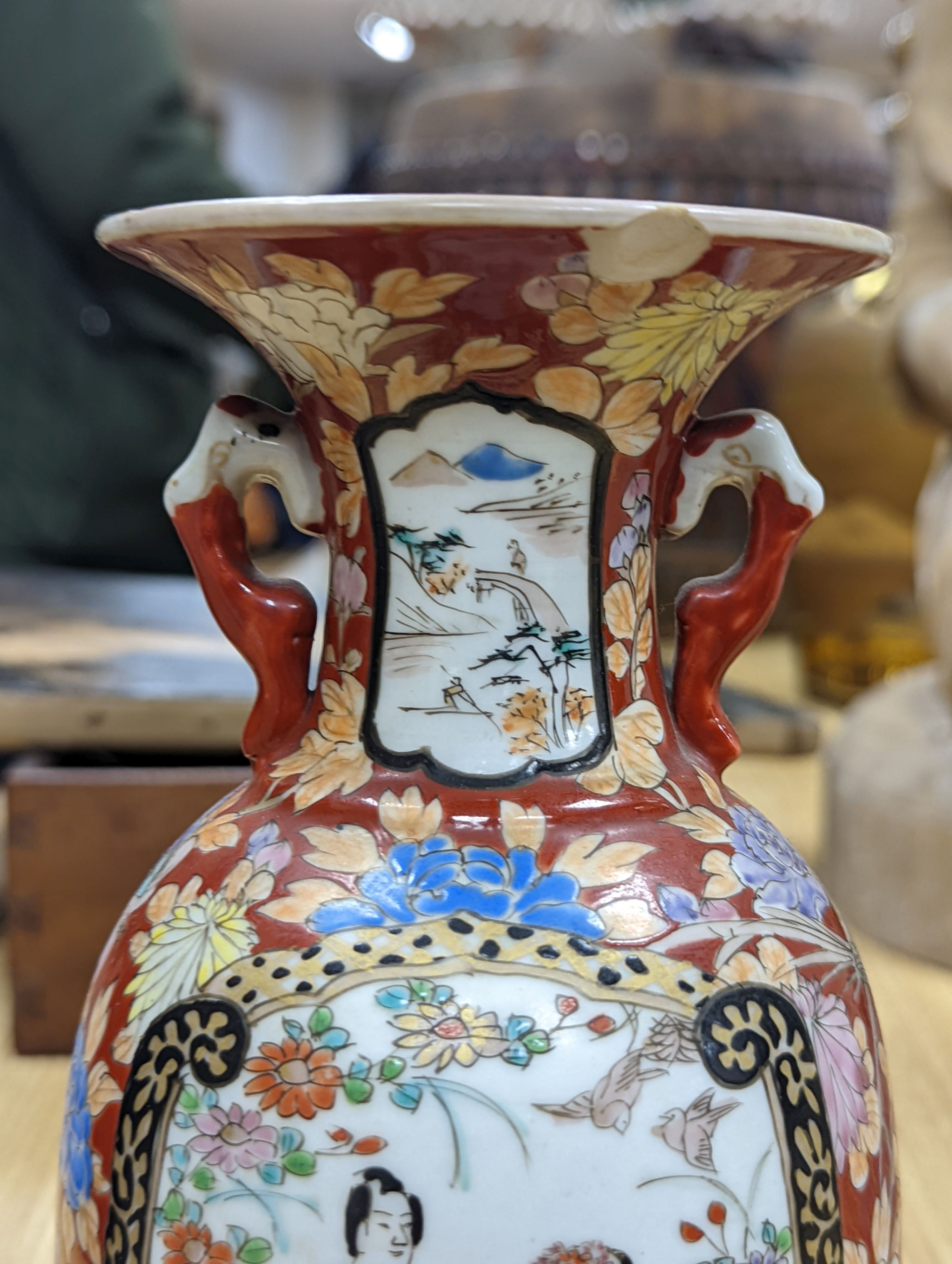 Mixed Chinese/Japanese ceramics - seven total